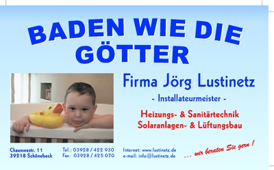 Lustinetz "Baden wie die Götter" GmbH